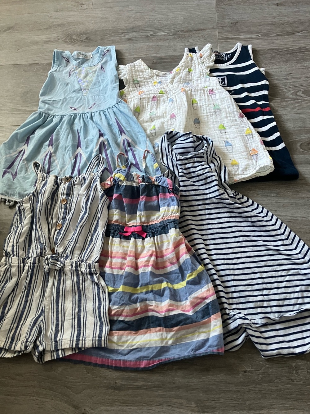 Toddler Girls Dresses | Bundle of Six  Pieces | 3T